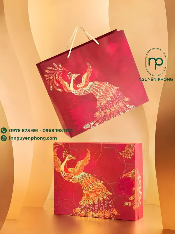 Mẫu túi giấy đựng yến sào cao cấp
